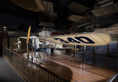 Bleriot XI - DPLA - a19994a354da35311b40ad6e0028c818 (page 1). Photo: Blériot Aéronautique, CC0, via Wikimedia Commons.