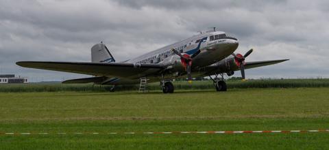 Douglas C-47 "Daisy" 1943 (48233549057). Photo: Falcon® Photography from France, France, CC BY-SA 2.0, via Wikimedia Commons.