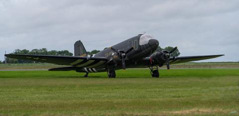 Douglas C-47 "Placid Lassie" 1943 (48233567557). Photo: Falcon® Photography from France, France, CC BY-SA 2.0, via Wikimedia Commons.
