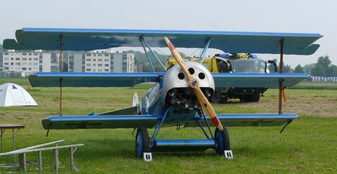 Fokker Dr I. Photo: Ad Meskens, CC BY-SA 3.0, via Wikimedia Commons.