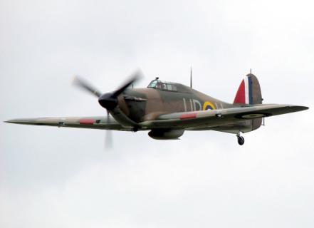 Hurricane.r4118.arp. Photo: Adrian Pingstone, Public domain, via Wikimedia Commons.