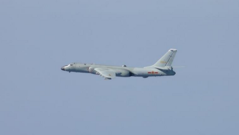 PLAAF H-6 Bomber Tail 20214. Photo: Japanese Ministry of Defense, Joint Staff, CC BY 4.0, via Wikimedia Commons.
